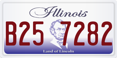 IL license plate B257282