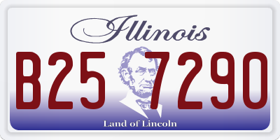 IL license plate B257290