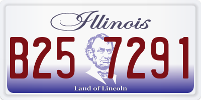 IL license plate B257291