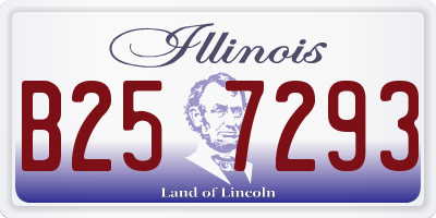 IL license plate B257293