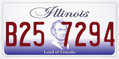 IL license plate B257294