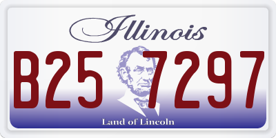 IL license plate B257297
