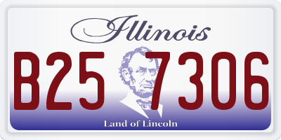 IL license plate B257306