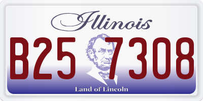 IL license plate B257308
