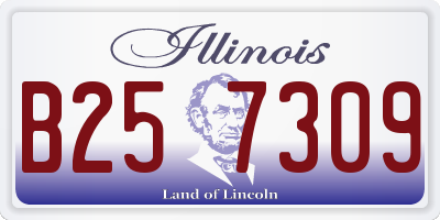 IL license plate B257309