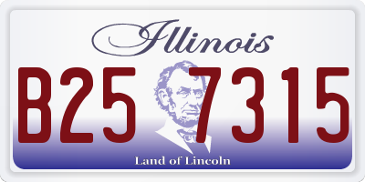 IL license plate B257315