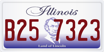 IL license plate B257323