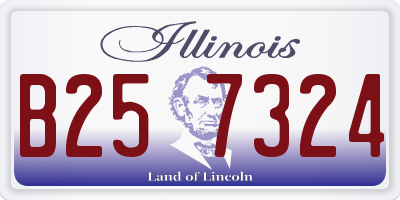 IL license plate B257324