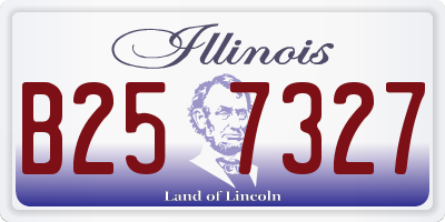 IL license plate B257327