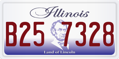 IL license plate B257328