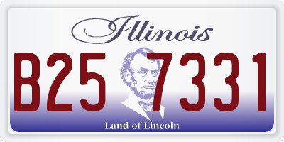IL license plate B257331