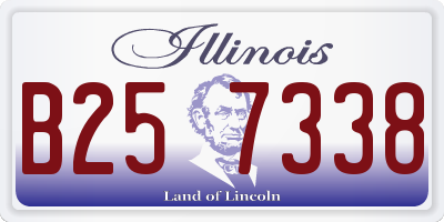 IL license plate B257338