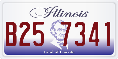 IL license plate B257341