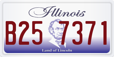 IL license plate B257371