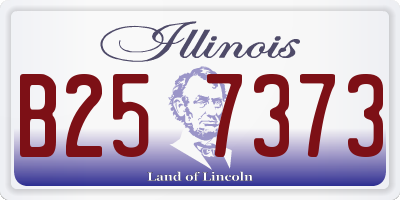 IL license plate B257373