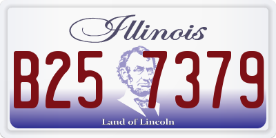 IL license plate B257379