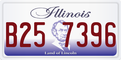 IL license plate B257396
