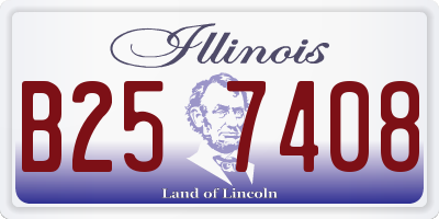 IL license plate B257408