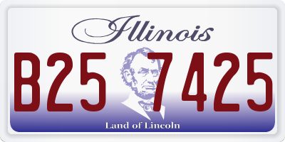 IL license plate B257425