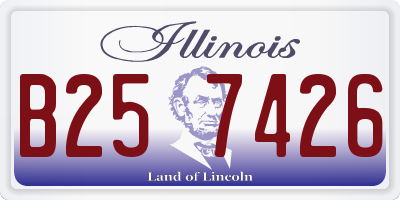 IL license plate B257426