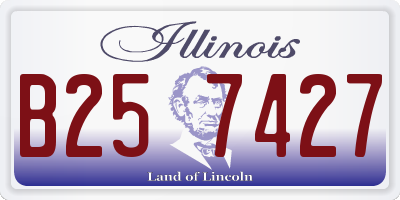 IL license plate B257427