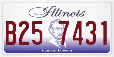 IL license plate B257431
