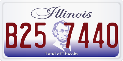 IL license plate B257440