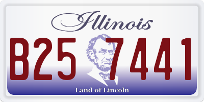IL license plate B257441