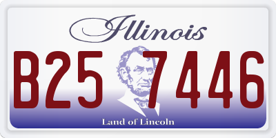 IL license plate B257446