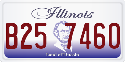 IL license plate B257460