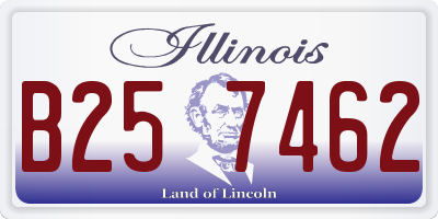 IL license plate B257462