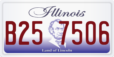 IL license plate B257506