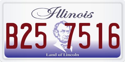 IL license plate B257516