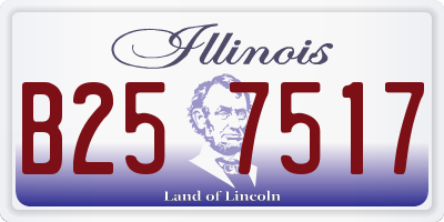 IL license plate B257517