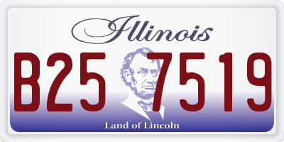 IL license plate B257519