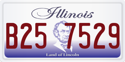 IL license plate B257529