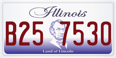 IL license plate B257530