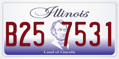 IL license plate B257531