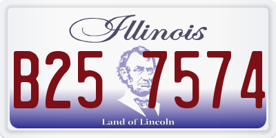 IL license plate B257574