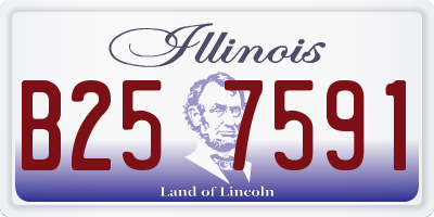 IL license plate B257591