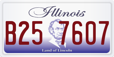 IL license plate B257607