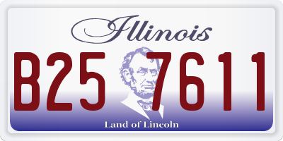IL license plate B257611
