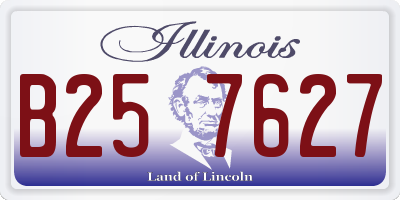 IL license plate B257627