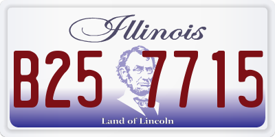 IL license plate B257715