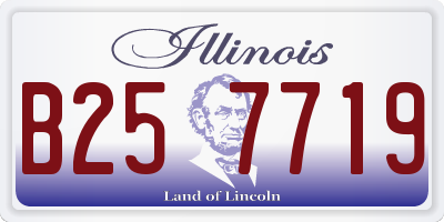 IL license plate B257719