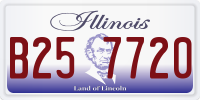 IL license plate B257720