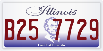 IL license plate B257729