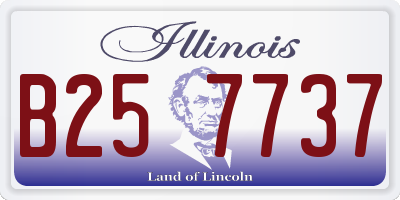 IL license plate B257737