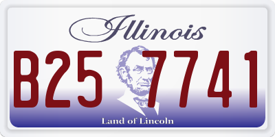 IL license plate B257741