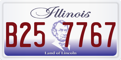 IL license plate B257767